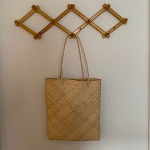 Handmade Straw Tote NWOT